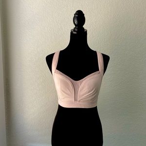 Lululemon blush nude pastel pink TATA Tamer Bra 36DD